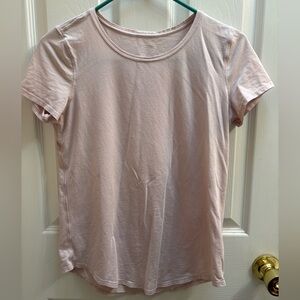 lululemon athletica Light Pink Short Sleeve Tee